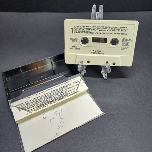 The Who - Hooligans Cassette Tape 1981 MCA Records - Picture 4 of 6